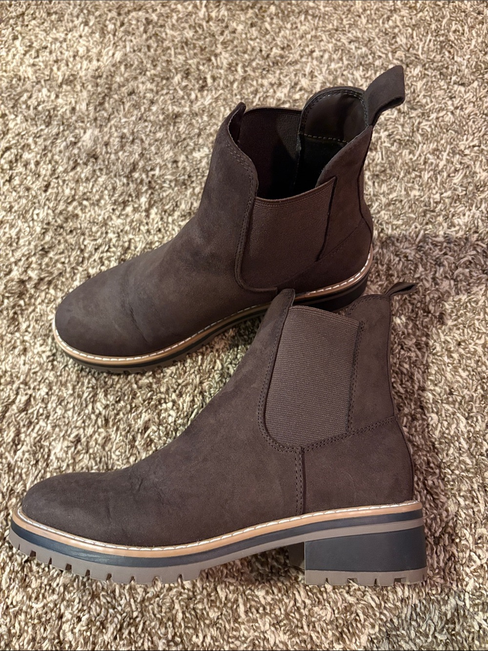 Women’s Dark Brown Chelsea Boots - Classic Slip-On Style
